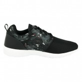 Vente Privee Le Coq Sportif Dynacomf W Hiver Floral Chaussures Mode Sneakers Femme Bleu Noir Basses